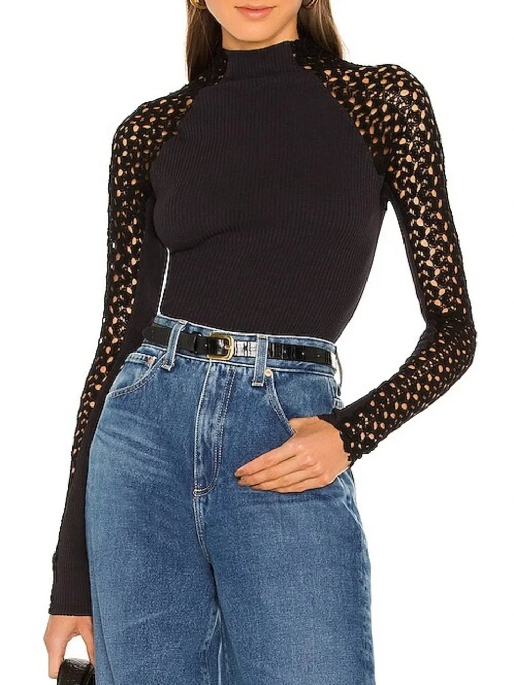 Free People Clemente Top in Hot Berry, Size S, EXCELLENT